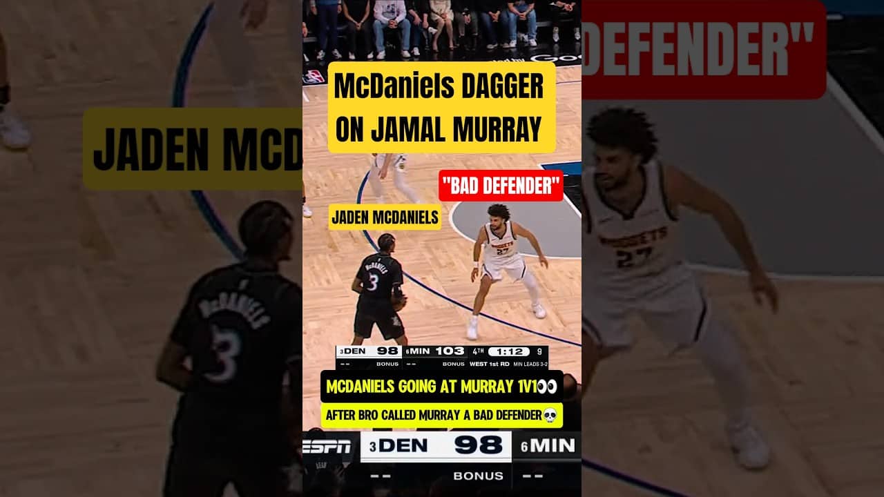 McDaniels BACKED UP his TRASH TALK😤