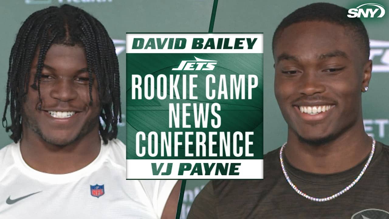 David Bailey and VJ Payne talk first day of Jets Rookie Camp