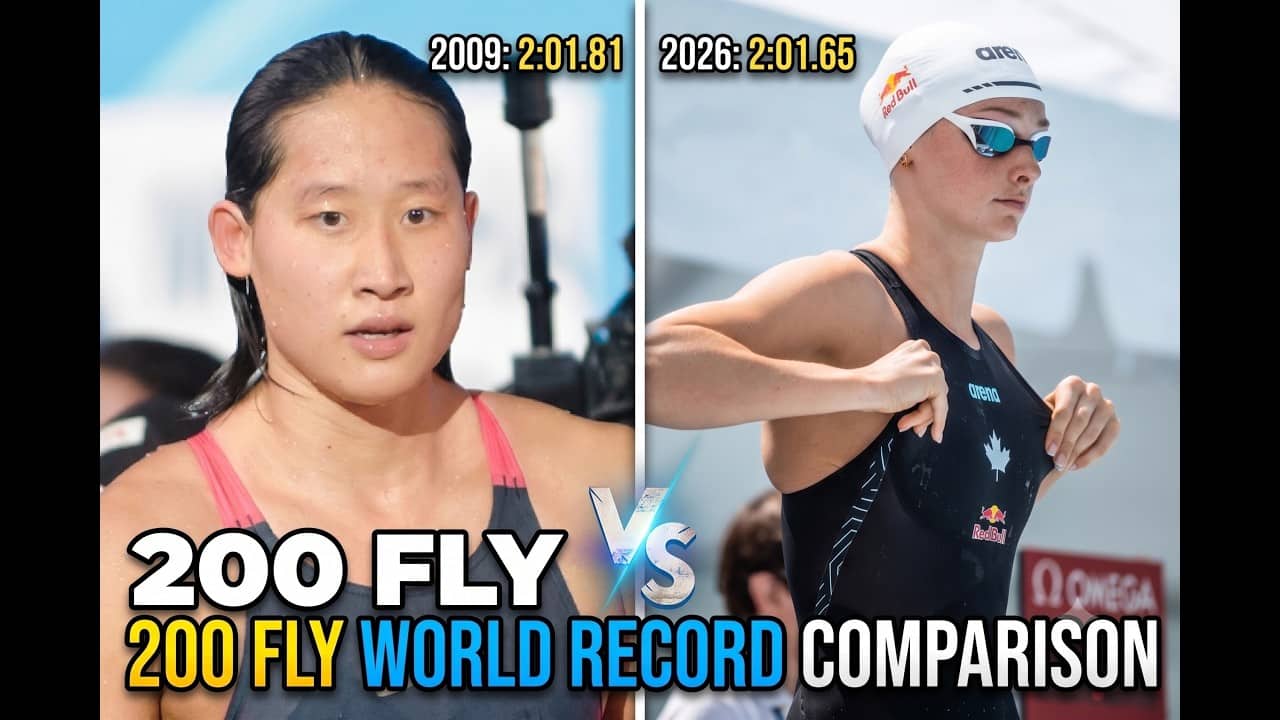 200 FLY WORLD RECORD!!! Old vs New WR Race Video Comparison