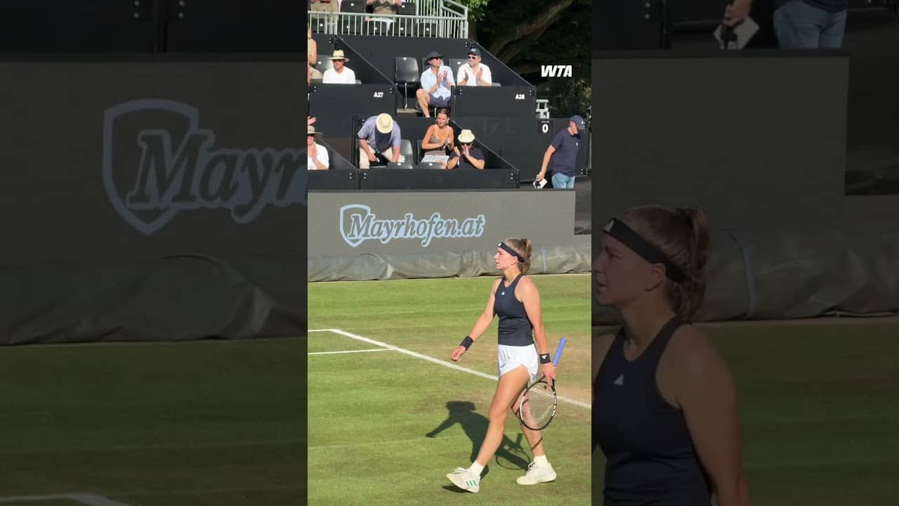 Karolina Muchova is into her 9th career singles final with her win over Ruse! #wta #tennis