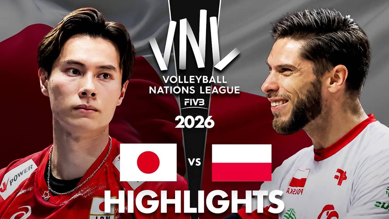 Japan 🇯🇵 vs Poland 🇵🇱 | Highlights | Men's VNL 2026