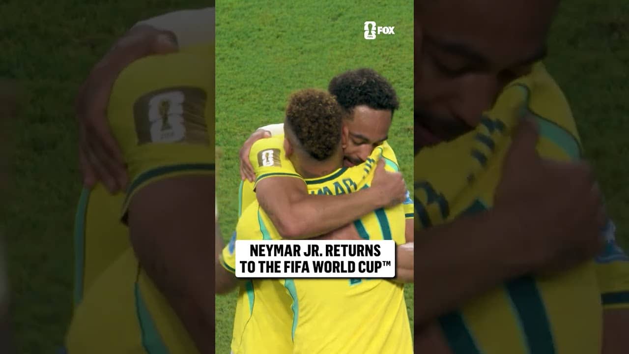Welcome back, Neymar. The Brazilian star subs on for the first time at the 2026 FIFA World Cup 🇧🇷