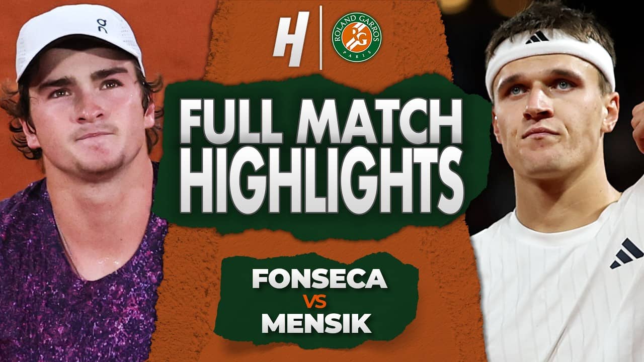 Joao Fonseca vs Jakub Mensik - FULL Quarterfinal Highlights 🔥 Roland Garros 2026