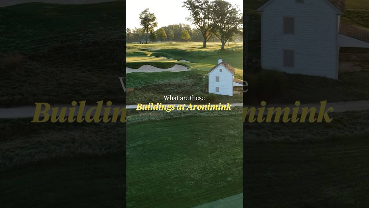 What are these buildings on the course at the PGA Championship? 🤔