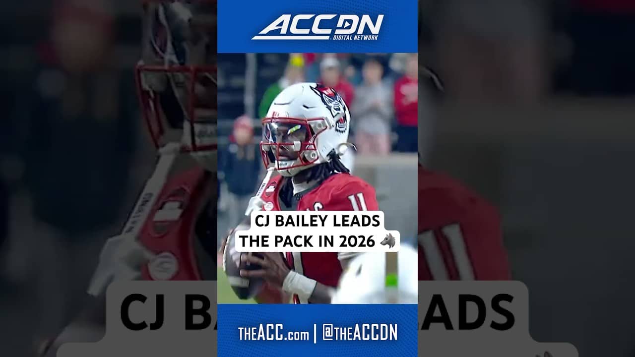The Wolfpack offense runs through CJ Bailey 🎯 #ncstate #collegefootball #accfootball #cfb #football