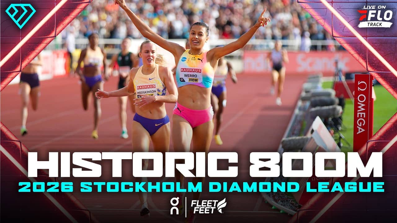 Audrey Werro & Keely Hodgkinson Run Historic 800m | 2026 Stockholm Diamond League