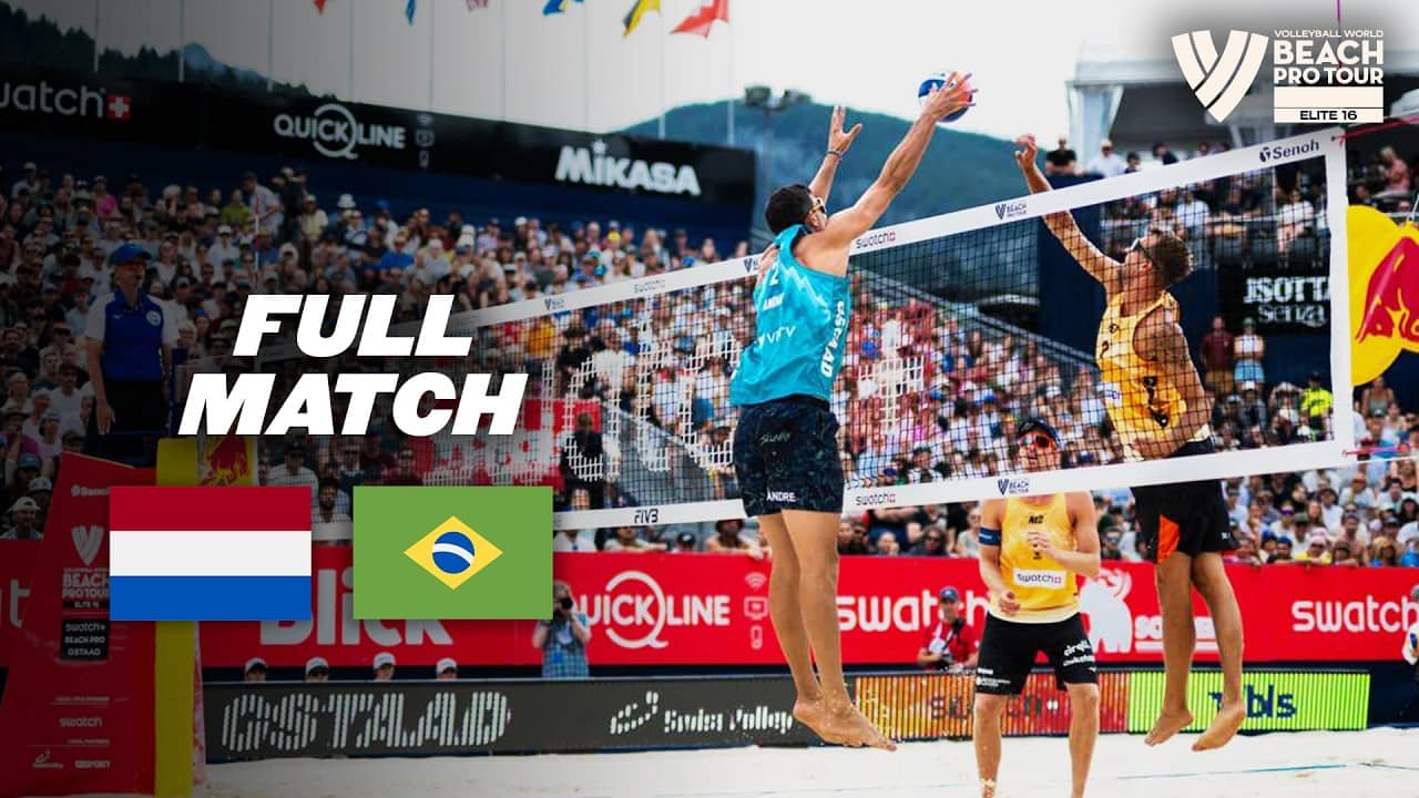 Boermans/de Groot 🇳🇱 vs. George/Andre 🇧🇷 - Bronze Match | Gstaad 2025 - Full Match