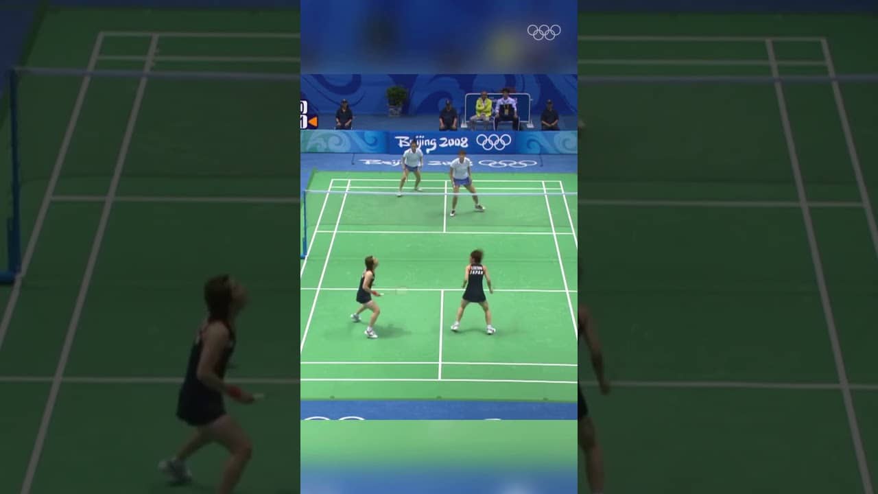 WHAT. A. RALLY 👏 #Olympics #WorldBadmintonDay