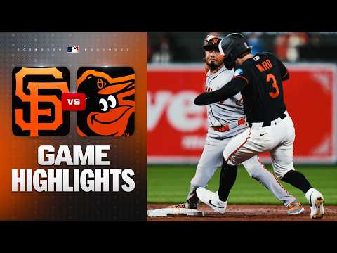 Giants vs. Orioles Game Highlights (4/11/26) | MLB Highlights
