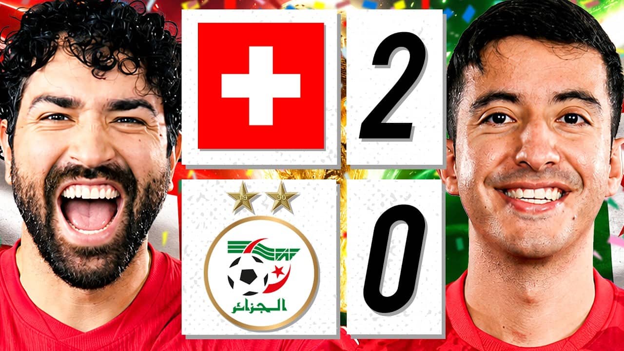 SWITZERLAND = DARK HORSE?! 👏 SWITZERLAND 2-0 ALGERIA (REACTION)