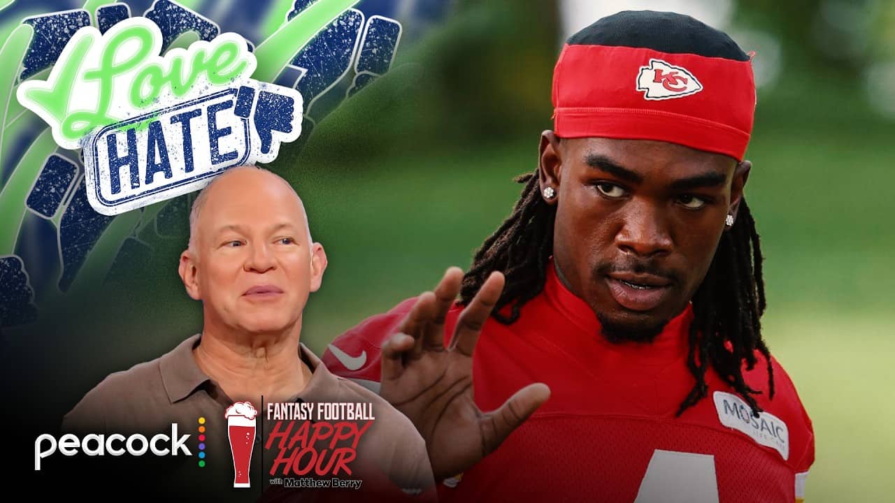 Rashee Rice will command large target share for KC | Fantasy Football Happy Hour | NFL on NBC
