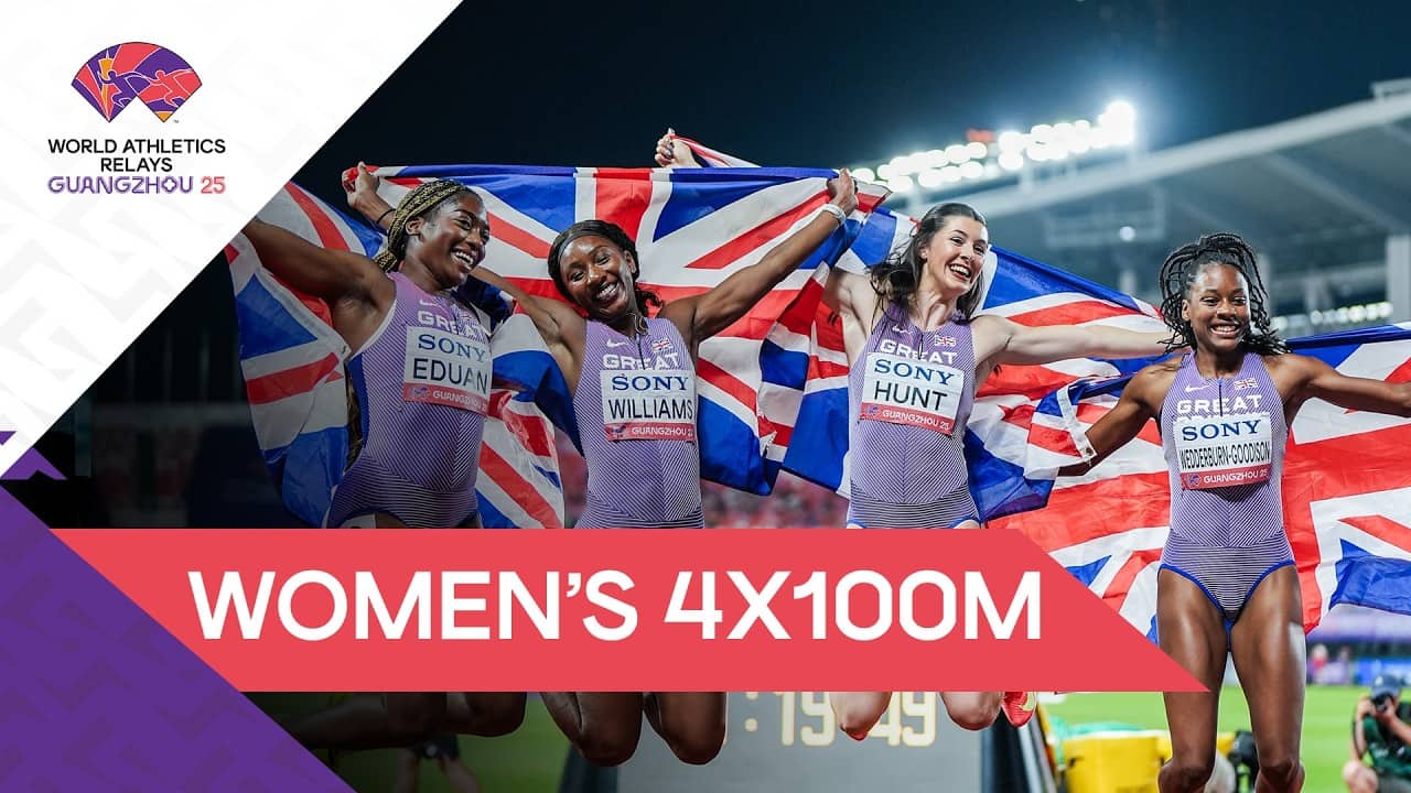 Full Women's 4x100m Heats & Final | World Athletics Relays Guangzhou 25