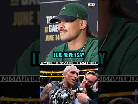 Diego Lopes CLARIFIES Charles Oliveira comments after being taken out of context | UFC White House