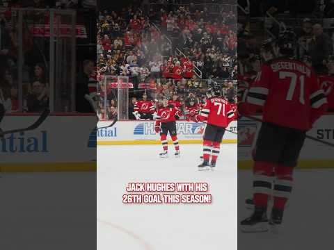 He makes it look easy. #shorts #njdevils #jackhughes #devilsvspenguins #hughes #hockey #nhl #hughes