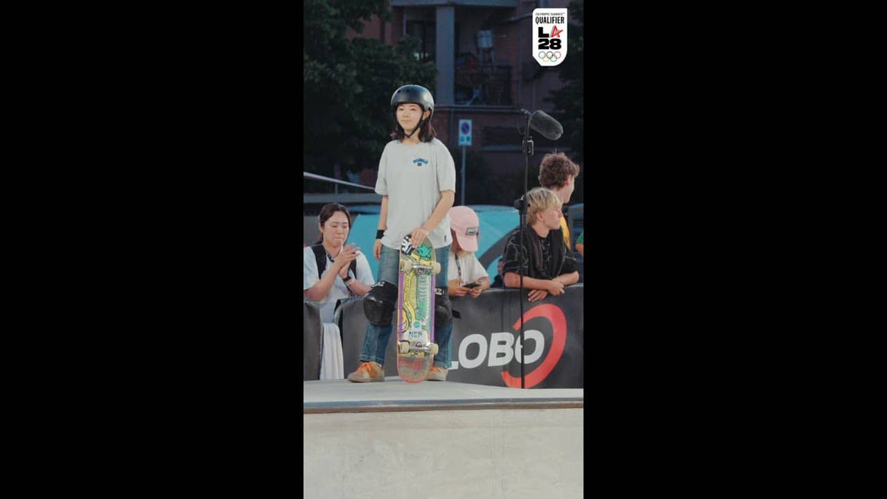 Hasegawa Mizuho storms to first place at the WST Park World Cup in Ostia! 🇯🇵 🛹