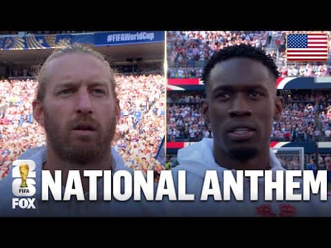 United States’ National Anthem at Seattle Stadium Before Round of 16 Match vs Belgium