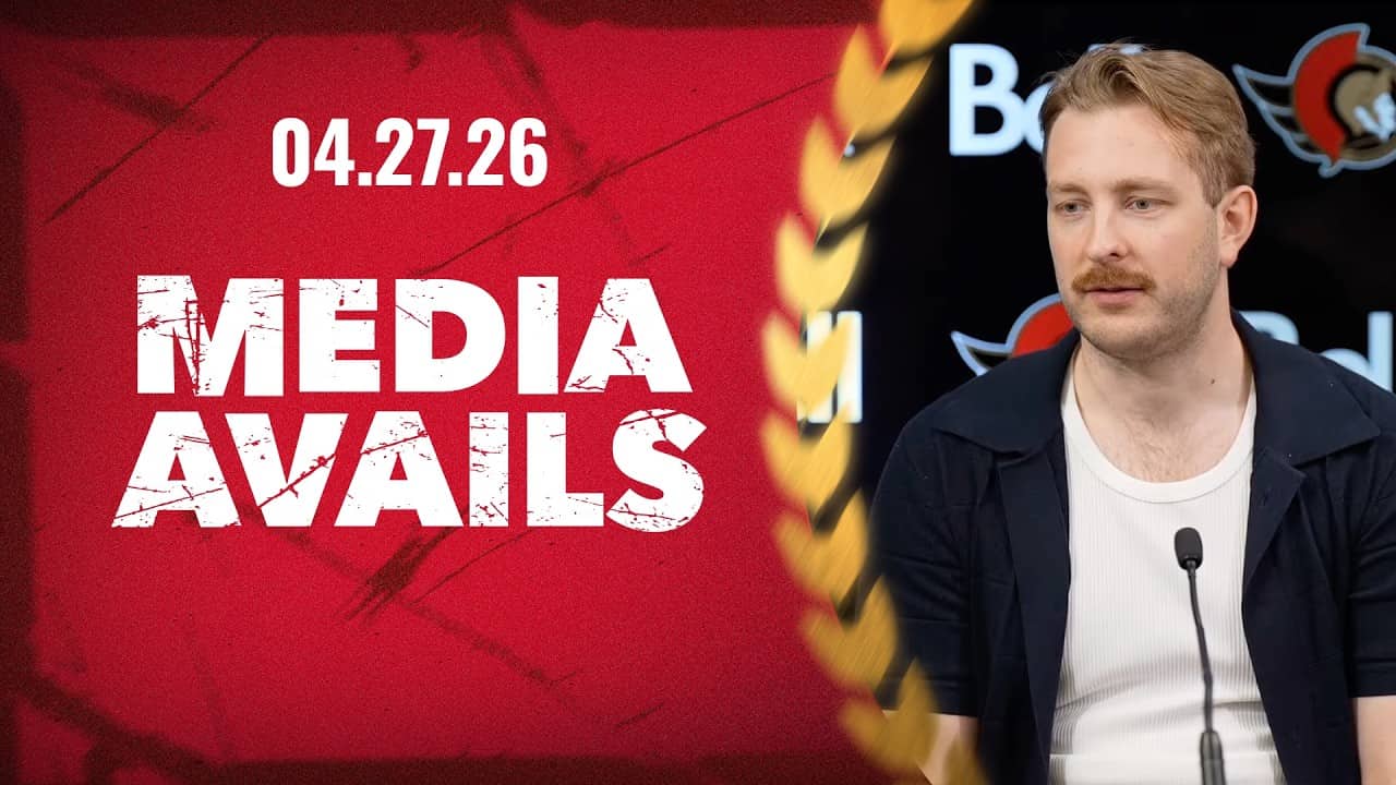 Linus Ullmark, James Reimer - End of Season Media