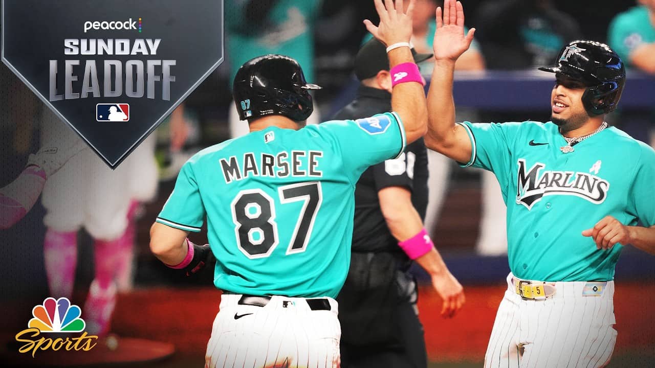 Marlins' pressure on basepaths leads to Mother's Day win over Nats | MLB Sunday Leadoff | MLB on NBC