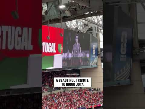 Portugal pays tribute to Diogo Jota ahead of their opener