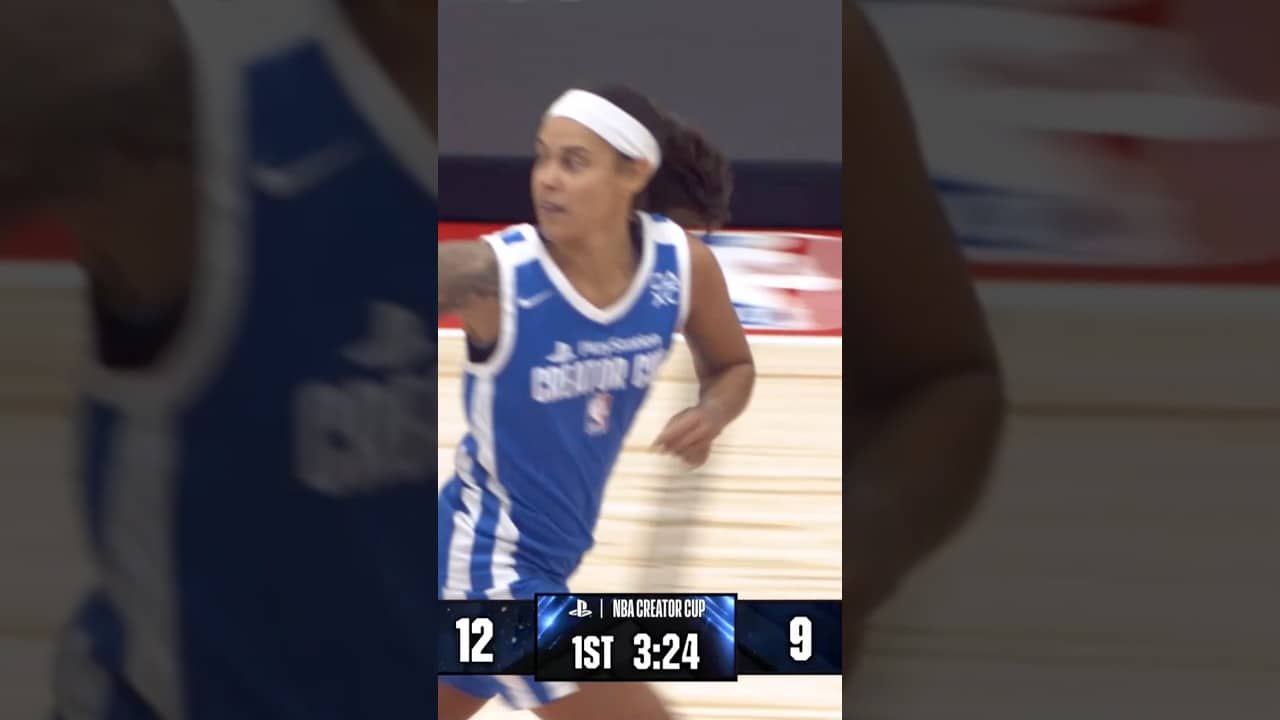 Bree Green always hits big buckets at the PlayStation NBA Creator Cup 👀