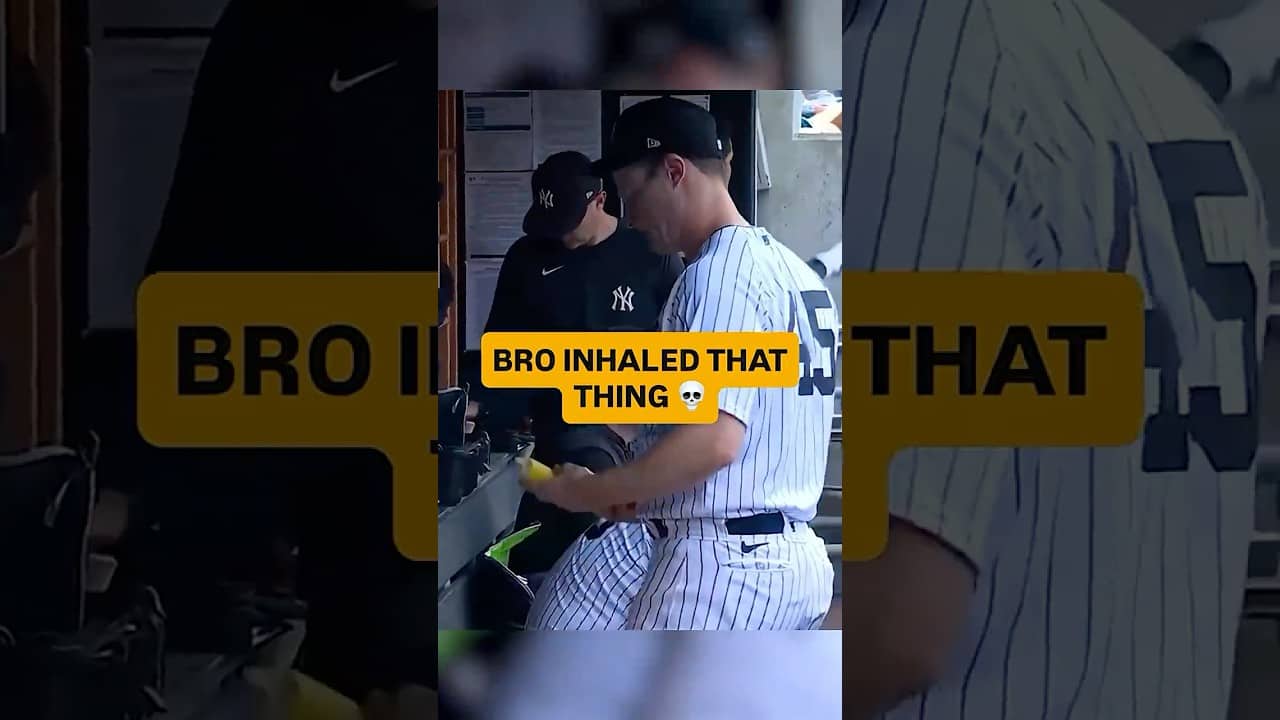 Gerrit Cole HOUSED that banana 😂