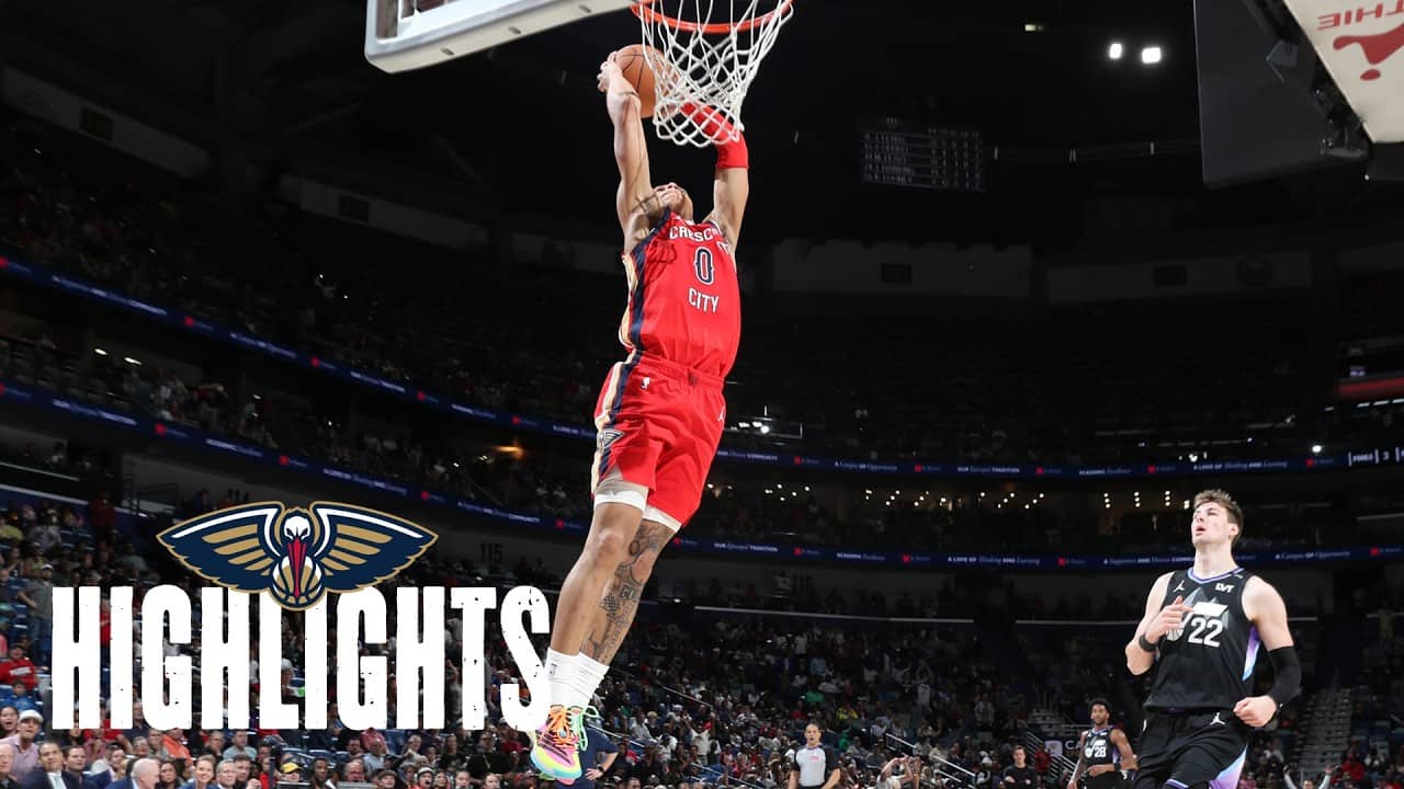 Jeremiah Fears Highlights vs. Utah Jazz 4/7/26