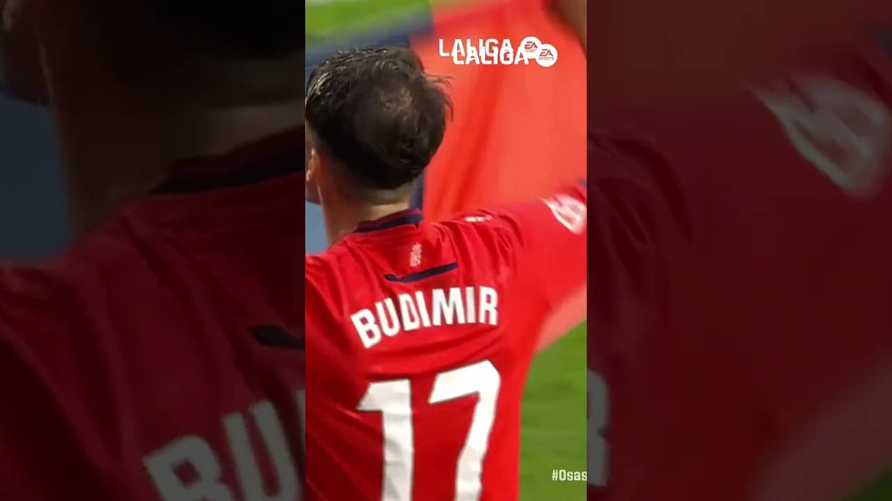 Gol de Budimir en el #OsasunaAtleti de la temporada 2024/25 #LaLigaHighLights #Osasuna #shorts