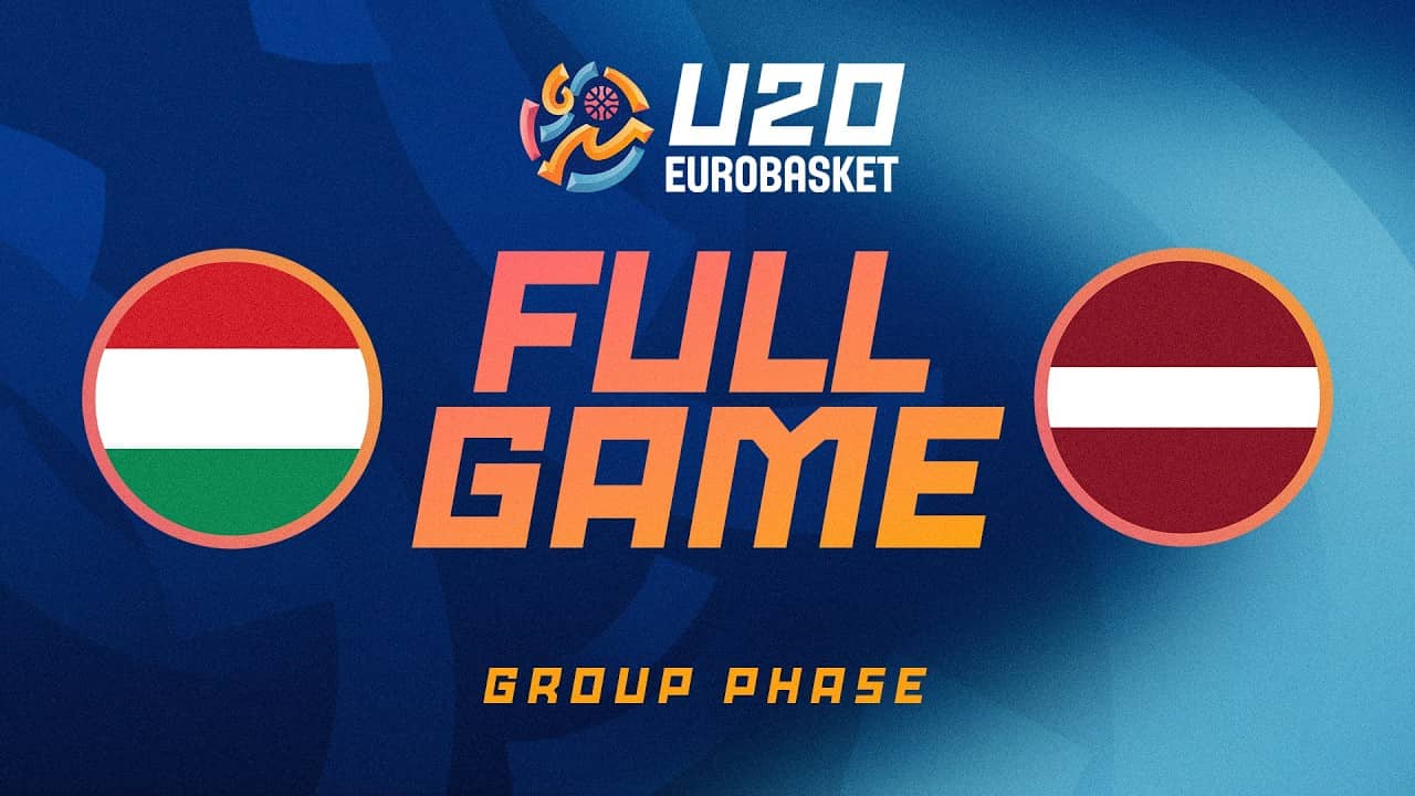 Group Phase | Hungary v Latvia | Full Basketball Game | FIBA U20 Women's EuroBasket 2026