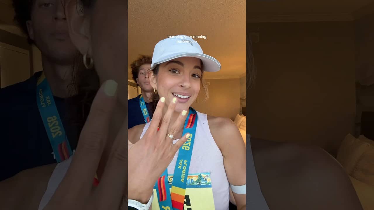 his bday gift was a 15k race #running #married #couple #race #run