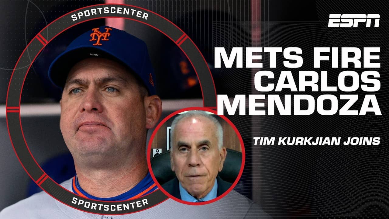 New York Mets FIRE manager Carlos Mendoza 🚨 | SportsCenter