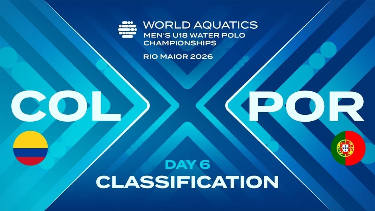 Colombia vs Portugal | Day 6 | World Aquatics Men's U18 Water Polo Championships 2026