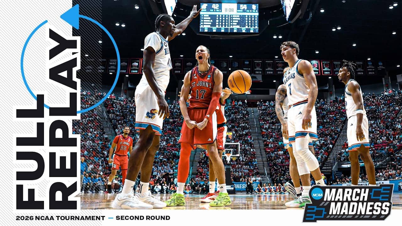 Kansas vs. Saint John's: 2026 NCAA men's second round | FULL REPLAY