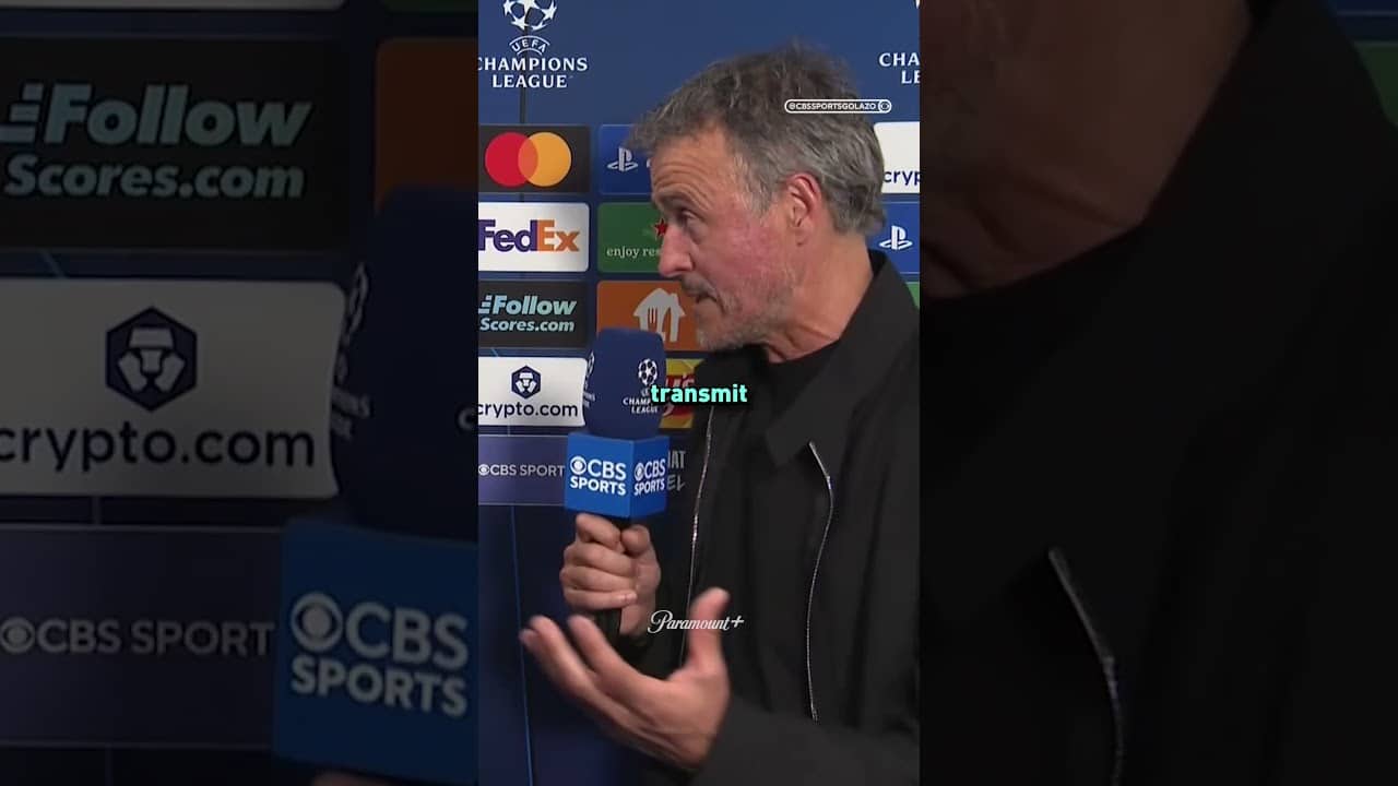 Luis Enrique is proud of his squad 🇫🇷 #UCLToday #UCL #PSG #ChampionsLeague