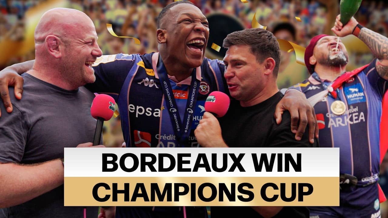 Bordeaux Smash Leinster To Win Champions Cup Final