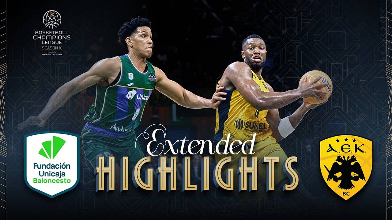 Unicaja v AEK BC | Semi-Finals | Full Game Highlights | #BasketballCL 2025-26