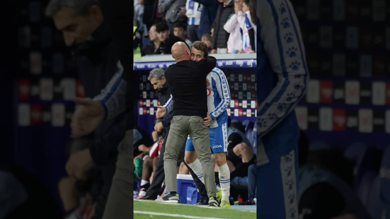 Manolo González, puro sentimiento 💙 Quedan dos más. FE. VALOR. HONOR. #EspanyolAthletic