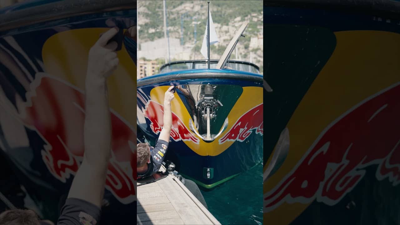 Monaco looks good on us… and even better on the water 🚤✨#F1 #RedBullRacing