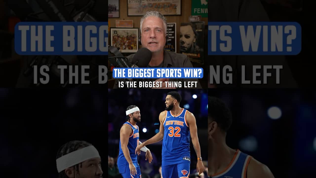 Is the Knicks winning the NBA Finals one of the biggest wins left in any sport? 🤔