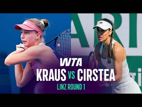 Sinja Kraus vs. Sorana Cirstea | 2026 Linz Round 1 | WTA Match Highlights