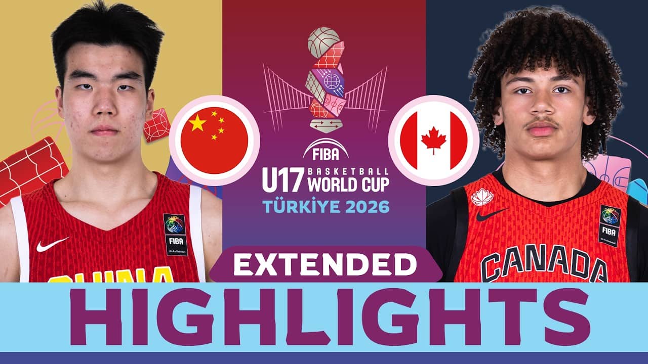 Canada 🇨🇦 storm back with fourth quarter rally to beat China 🇨🇳 | HIGHLIGHTS | #FIBAU17 World Cup