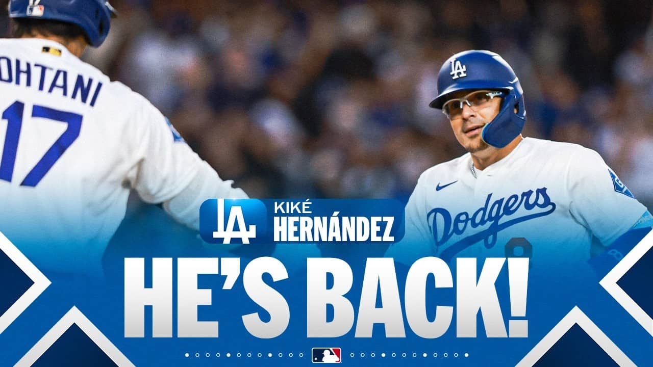 HE’S BACK! Kiké Hernández clubs his first homer of 2026! | MLB Highlights (Dodgers vs. Rockies)