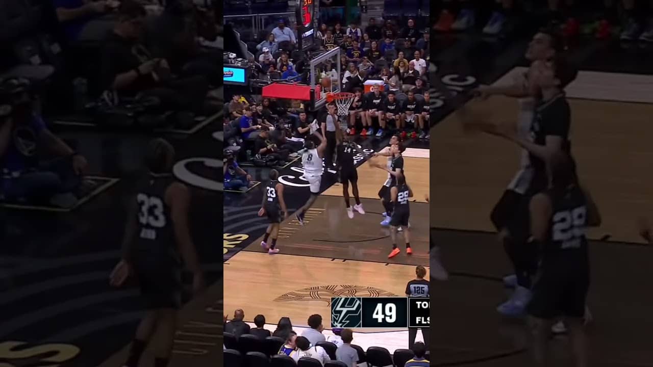 Trevor Keels with the smooth moves 🔥 #miamiheat #nba #trevorkeels