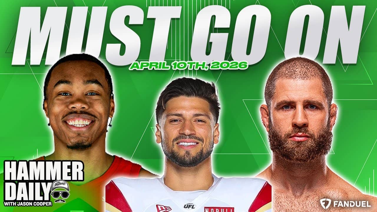 NBA Final Stretch, UFC 327 & UFL Picks! | Hammer Daily | Presented By FanDuel