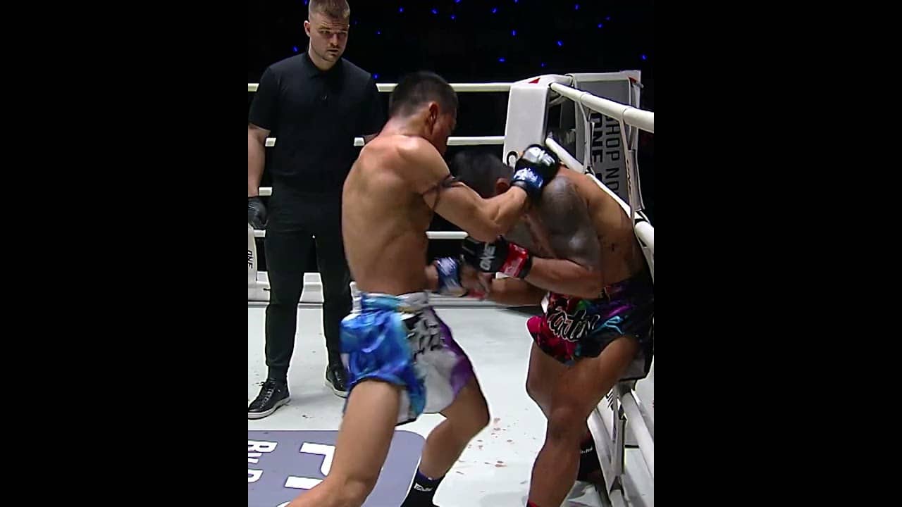 RAZOR-CLOSE 🔪 Samingdam battles Yodphupa in the main event of ONE Friday Fights 154 this week!
