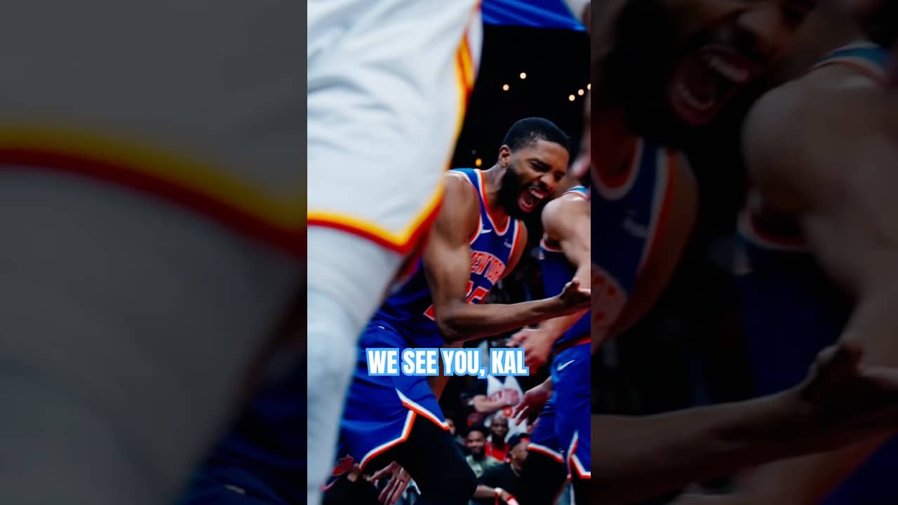 COME ON, MIKAL‼️ #nyknicks #nba #basketballshorts #mikalbridges
