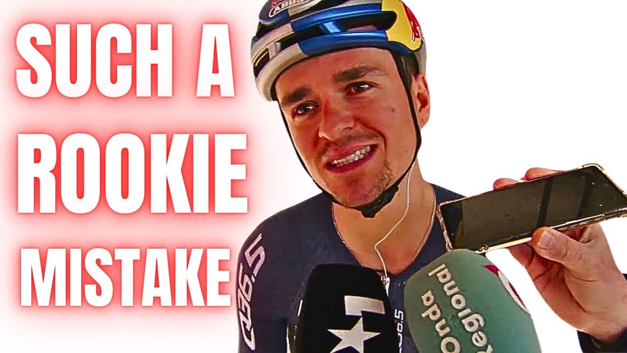 Tom Pidcock REACTS After Rookie Mistake Cost Him A Win
