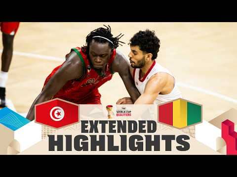 Tunisia 🇹🇳 v Guinea 🇬🇳 | Extended Highlights | FIBA Basketball World Cup 2027 African Qualifiers