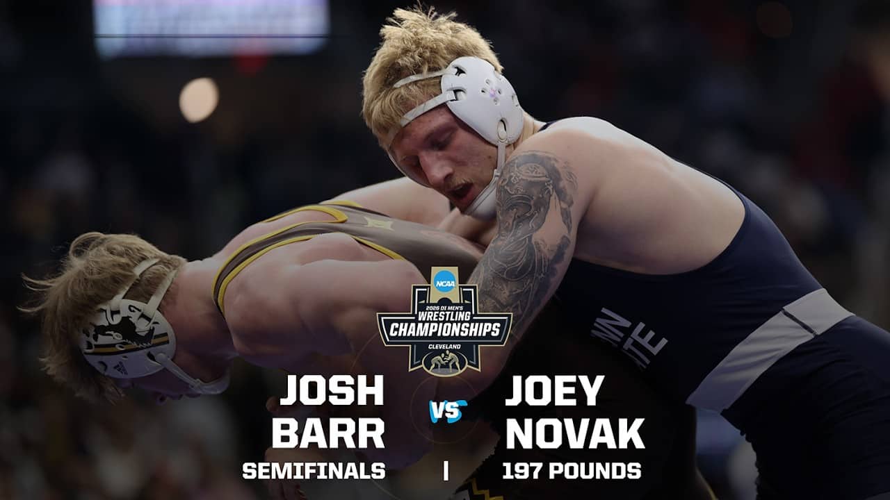 Josh Barr vs. Joey Novak: 2026 NCAA wrestling semifinals (197 pounds)