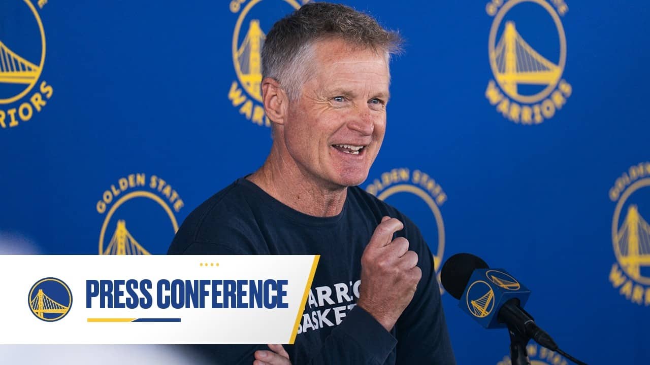 Steve Kerr Press Conference on Re-Signing with the Warriors