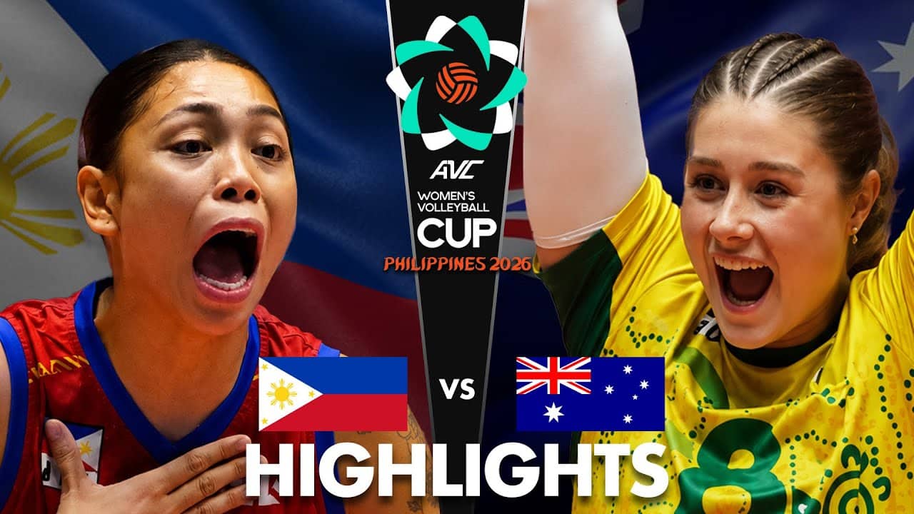 Philippines 🇵🇭 vs Australia 🇦🇺 | Highlights | AVC Women's Cup 2026